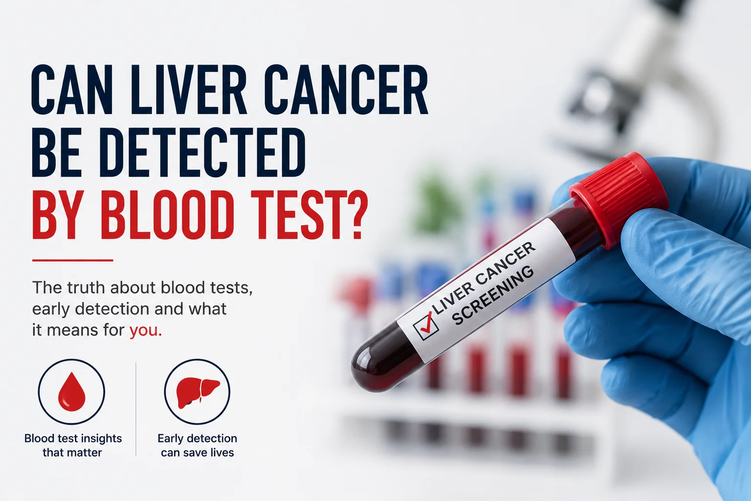 can liver cancer be detected by blood test