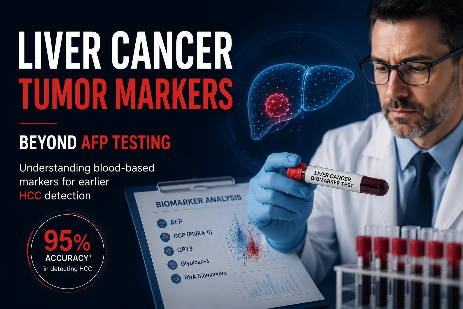 liver cancer tumor markers — AFP and blood-based biomarker screening by Molecule Dx